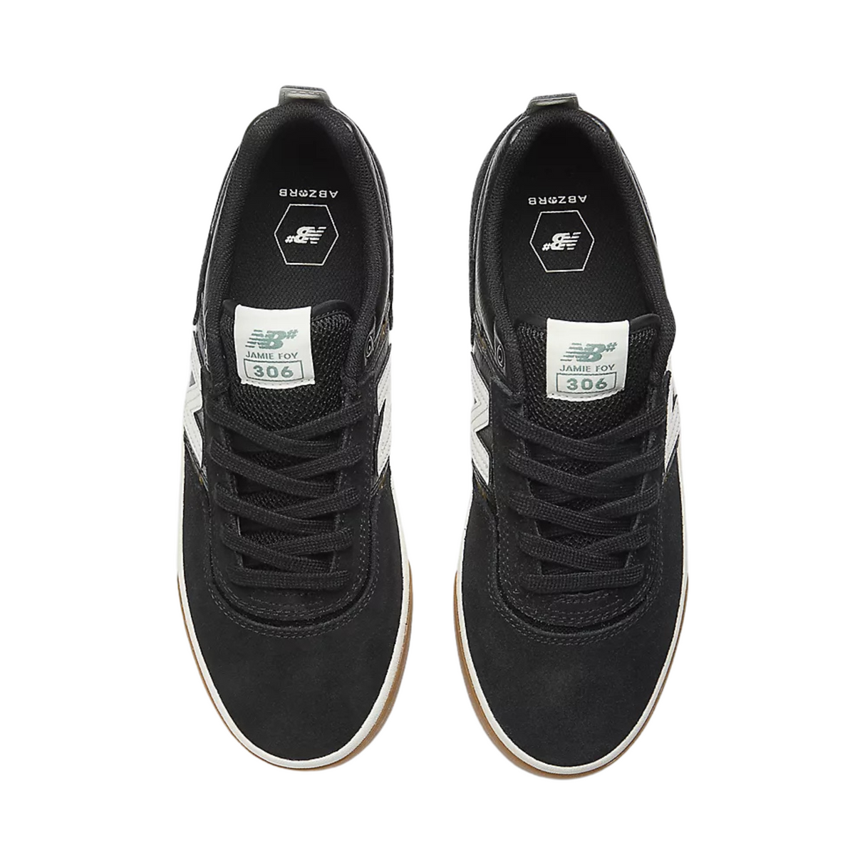 New Balance Numeric 306 Jamie Foy Shoes - Black / Sea Salt (NM306BGT)