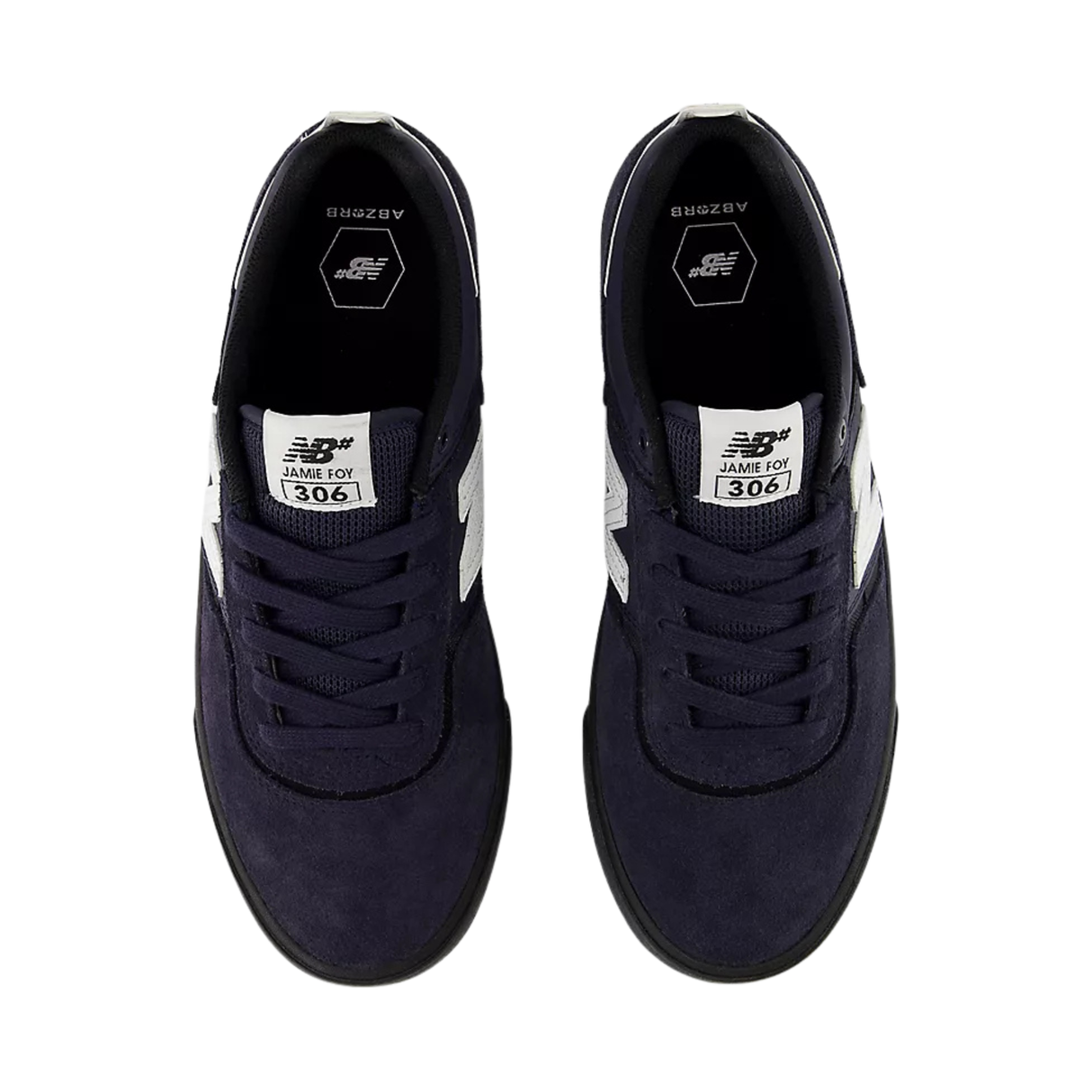 New Balance Numeric 306 Jamie Foy Shoes - Black / White (UN306NSN)