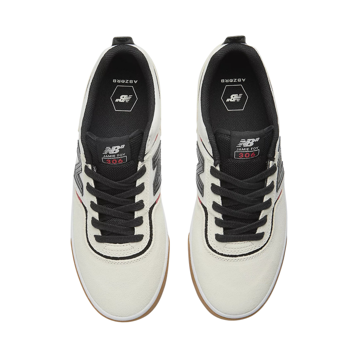 New Balance Numeric 306 Jamie Foy Shoes - Sea Salt / Black (NM306SCI)