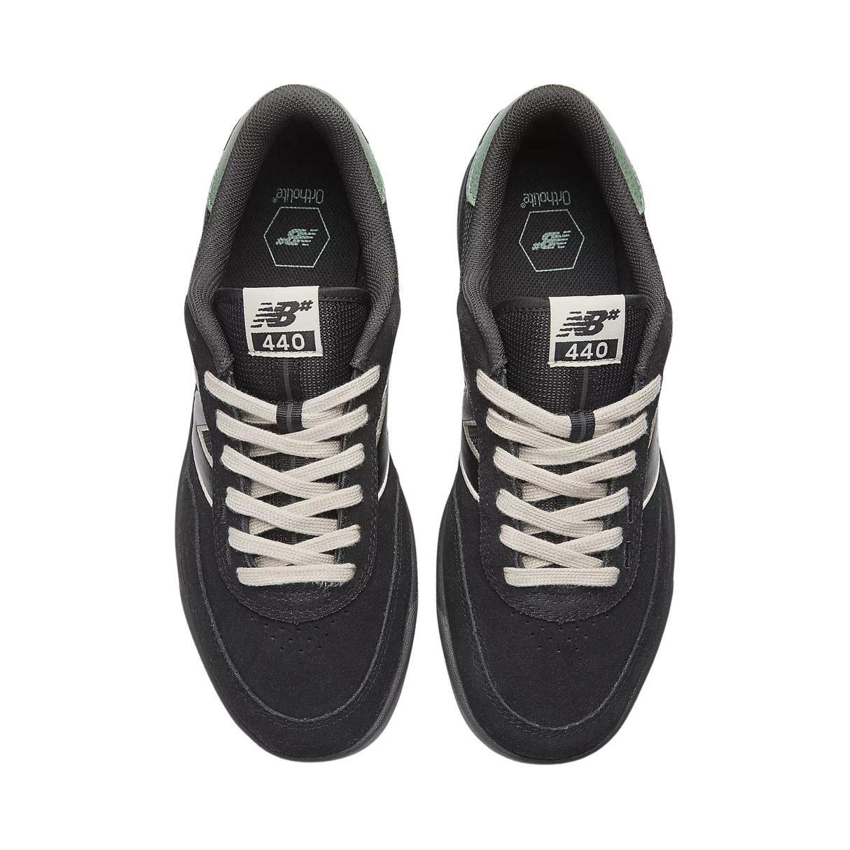 New Balance Numeric 440 Low Shoes - Black / White (NM440BG2)