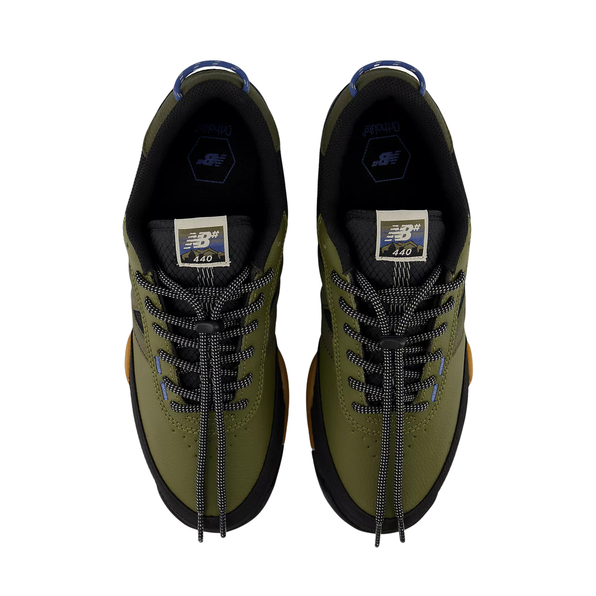 New Balance Numeric 440Wv2 Trail Low Shoes - Woodland / Black (UN440WOL)