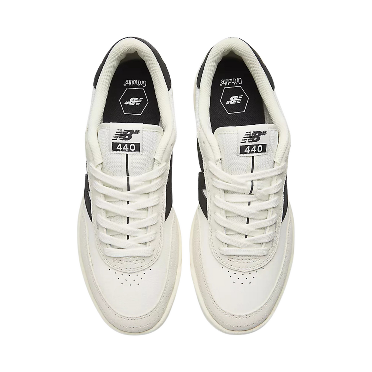 New Balance Numeric 440v2 Shoes - Sea Salt / Black (NM440SB2)