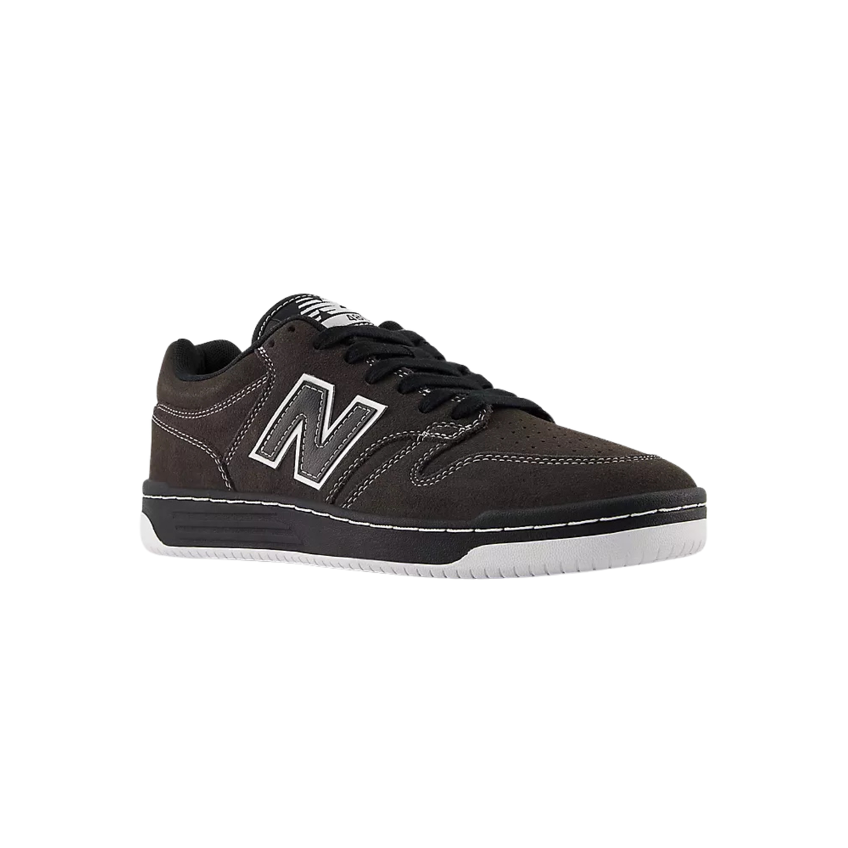 New Balance Numeric 480 Shoes - Black Cement / White (NM480CSS)