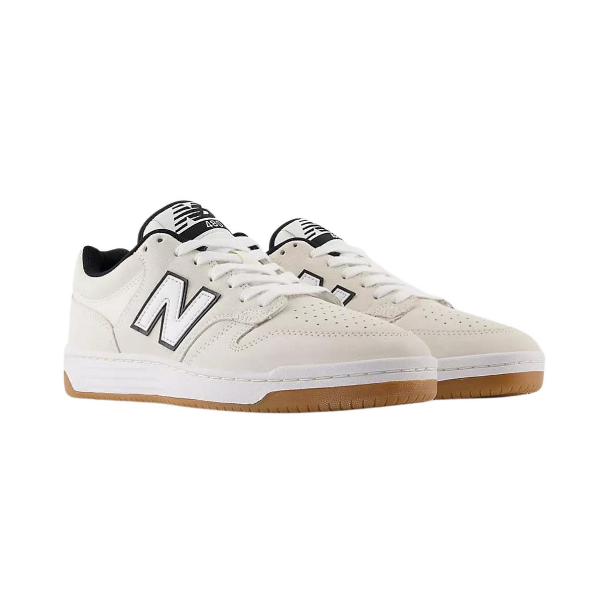 New Balance Numeric 480 Shoes - White / Black (NM480SWG)