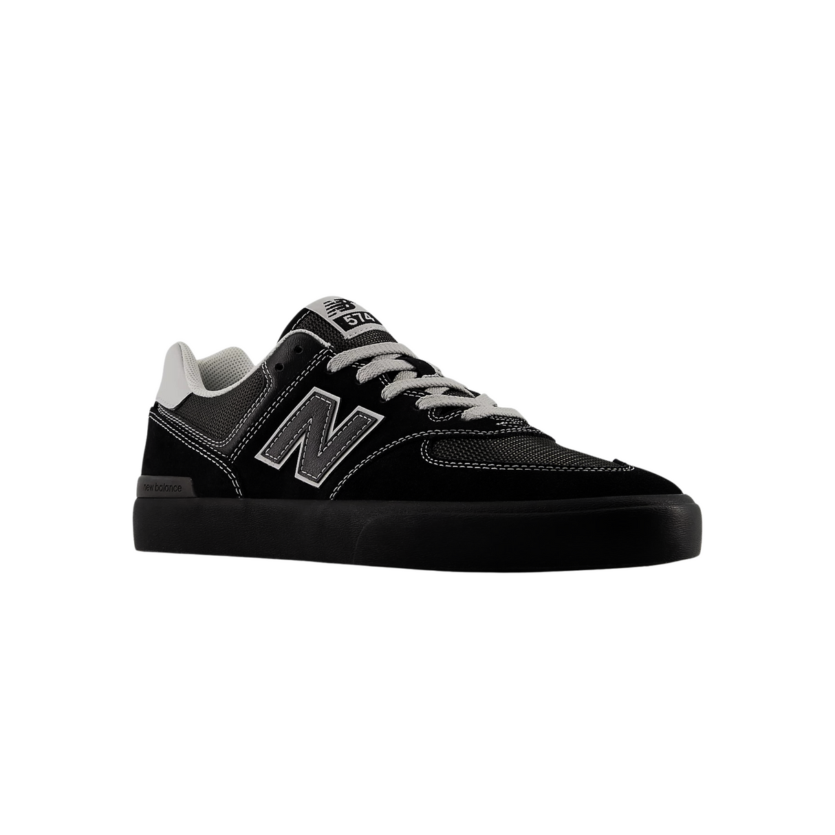 New Balance Numeric 574 Shoes - Black / Grey (NM574VBB)