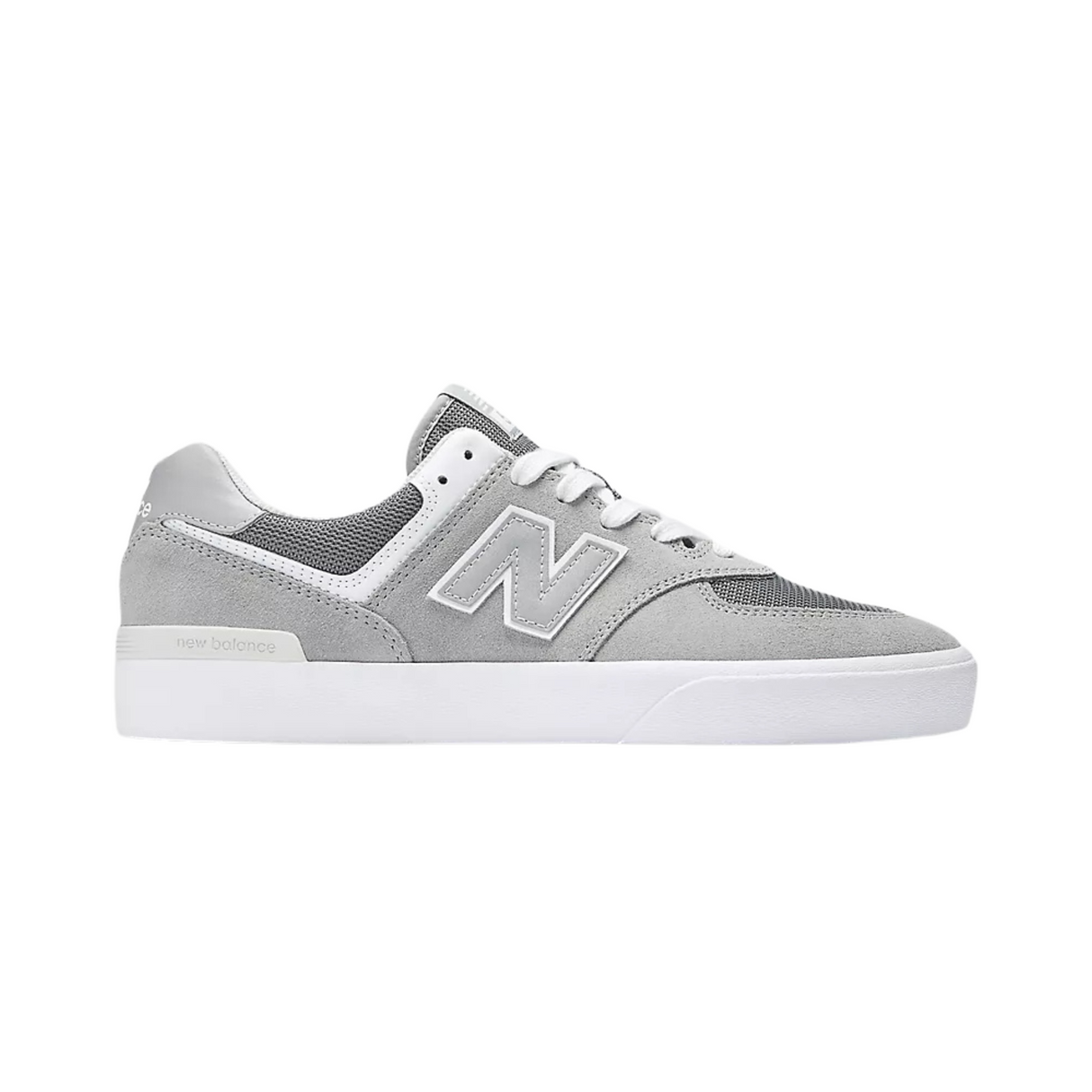 New Balance Numeric 574 Shoes - Grey / White (NM574VGY)