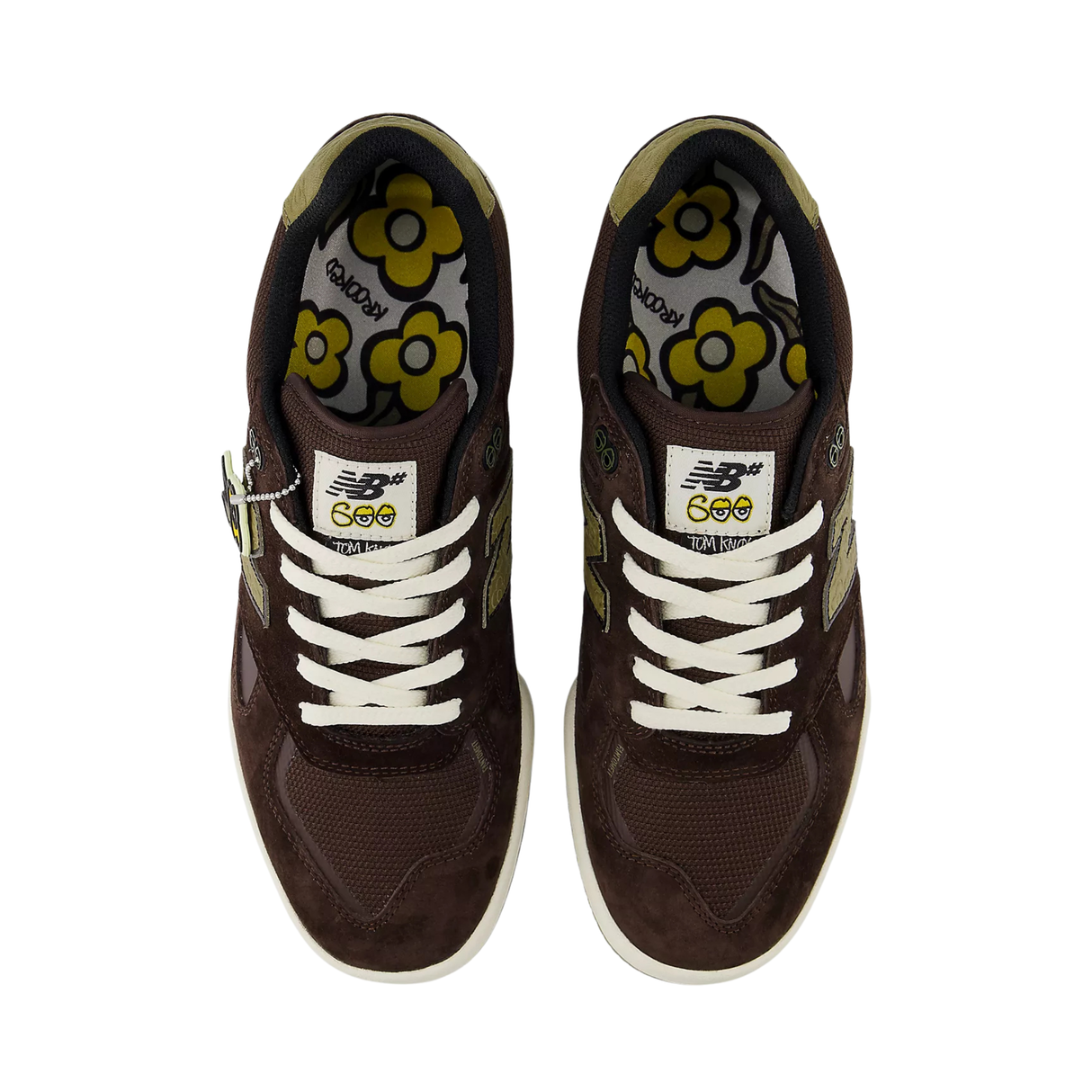 New Balance Numeric 600 "KROOKED" Tom Knox Shoes - Chocolate (NM600KKD)