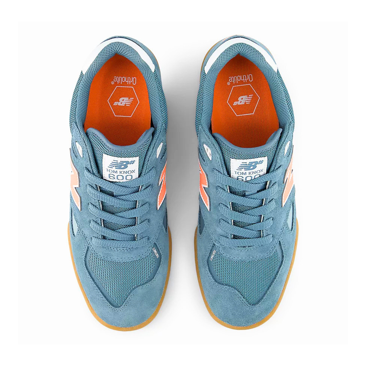 New Balance Numeric 600 Tom Knox Shoes - Salt Water / Tangerine Heat (UN600SWO)