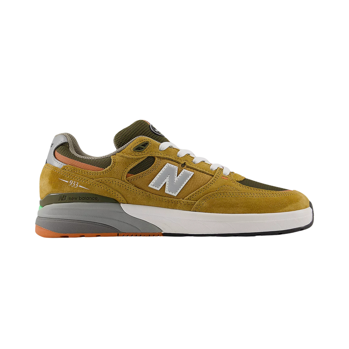 New Balance Numeric 933 Andrew Reynolds Shoes - Camel / Dark Brown (NM933MNO)