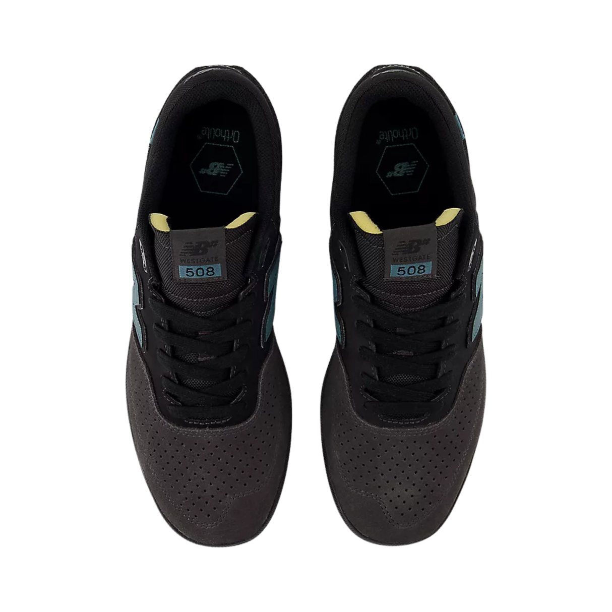 New Balance Numeric Brandon Westgate 508 Shoes - Black Cement / New Spruce (NM508TAC)