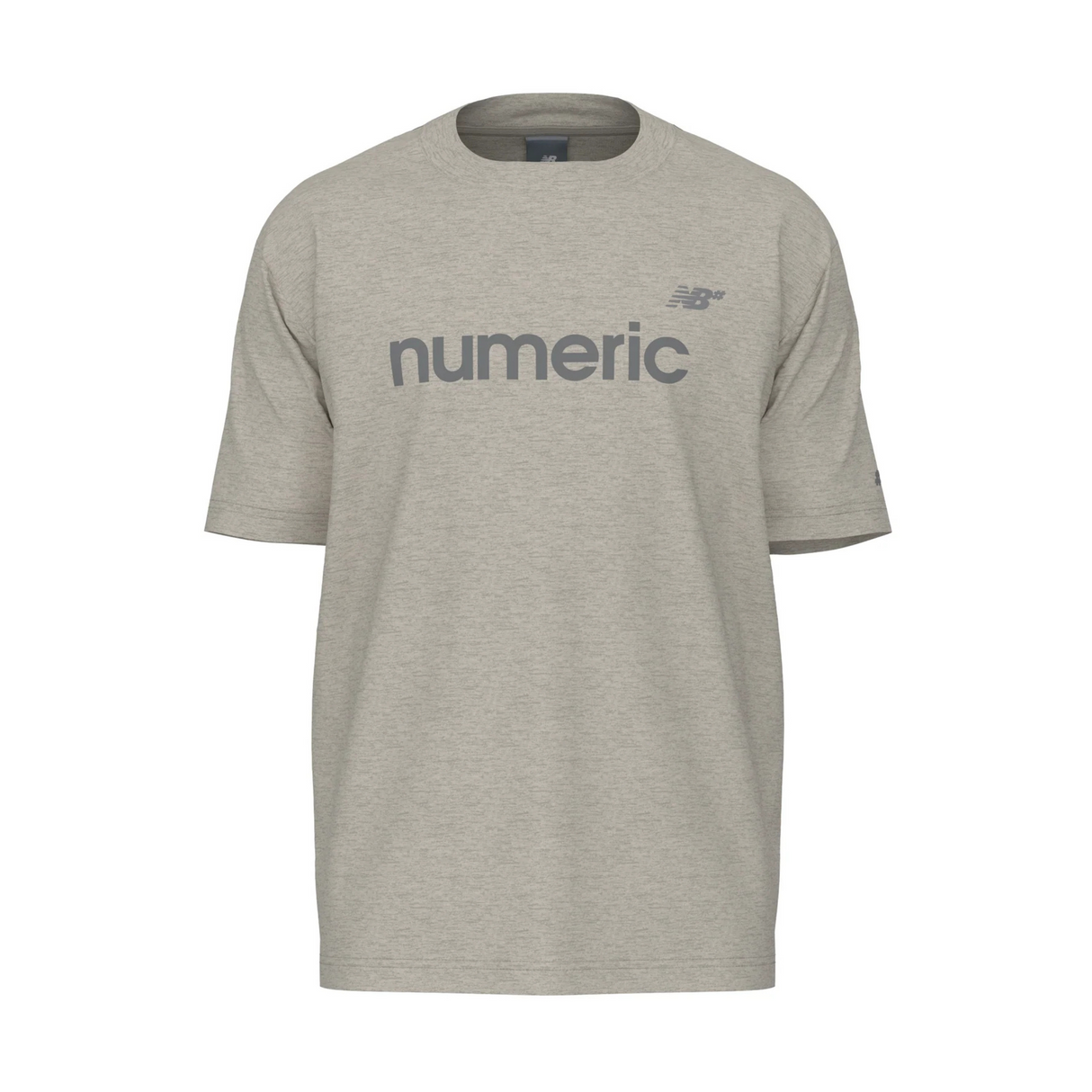 New Balance Numeric Cotton T-Shirt - Oatmeal Heather