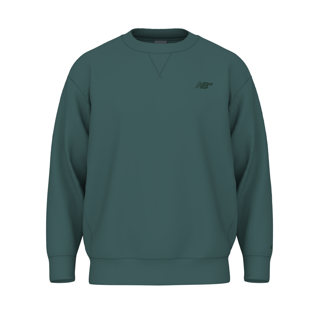 New Balance Numeric French Terry Crewneck Sweatshirt - New Spruce