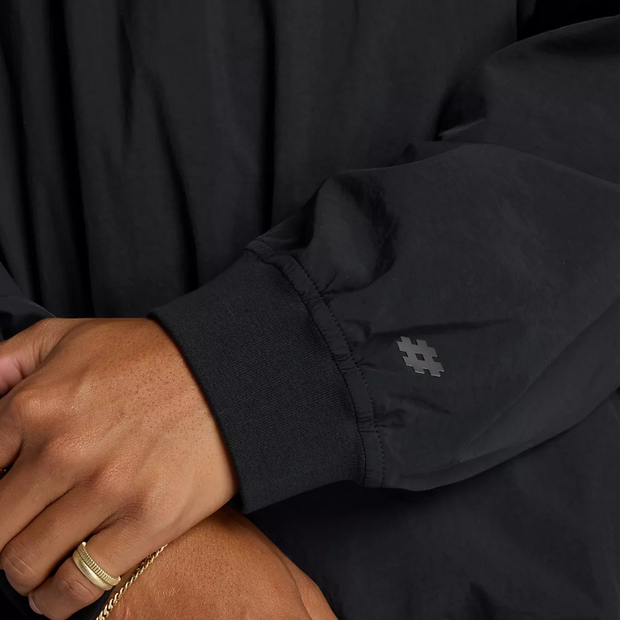 New Balance Numeric Woven Sweatshirt - Black