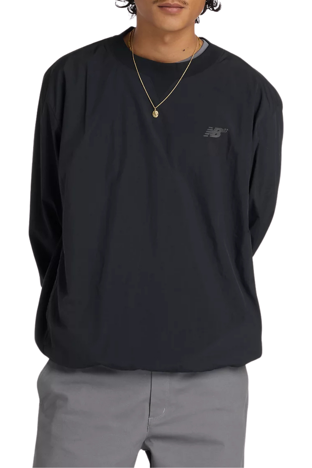 New Balance Numeric Woven Sweatshirt - Black