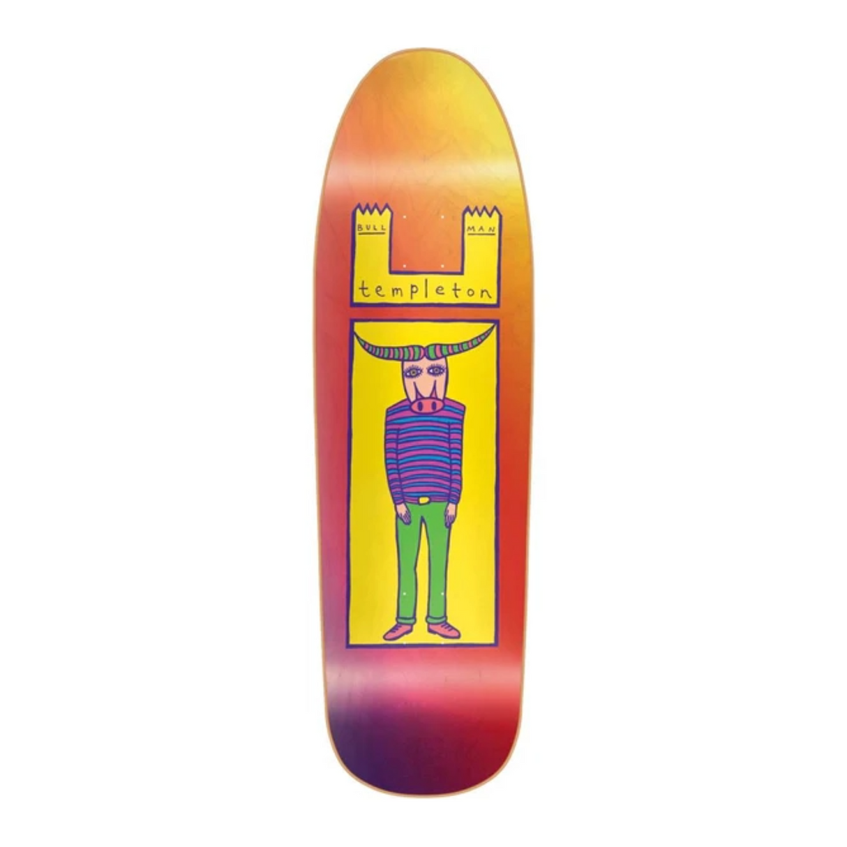 New Deal Heritage Templeton Bullman Ht Deck - Neon / 9.32"