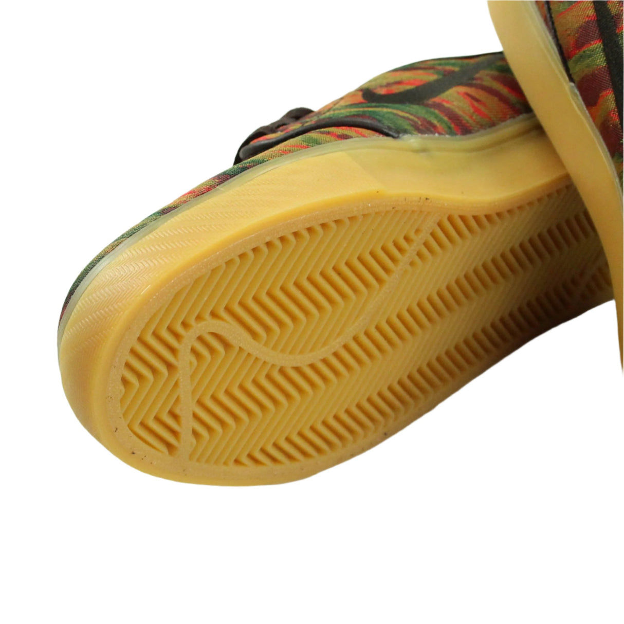 Nike SB Zoom Stefan Janoski Premium Canvas Shoes - Multi Colour / Velvet Brown / Gum Yellow (900) - UK 4