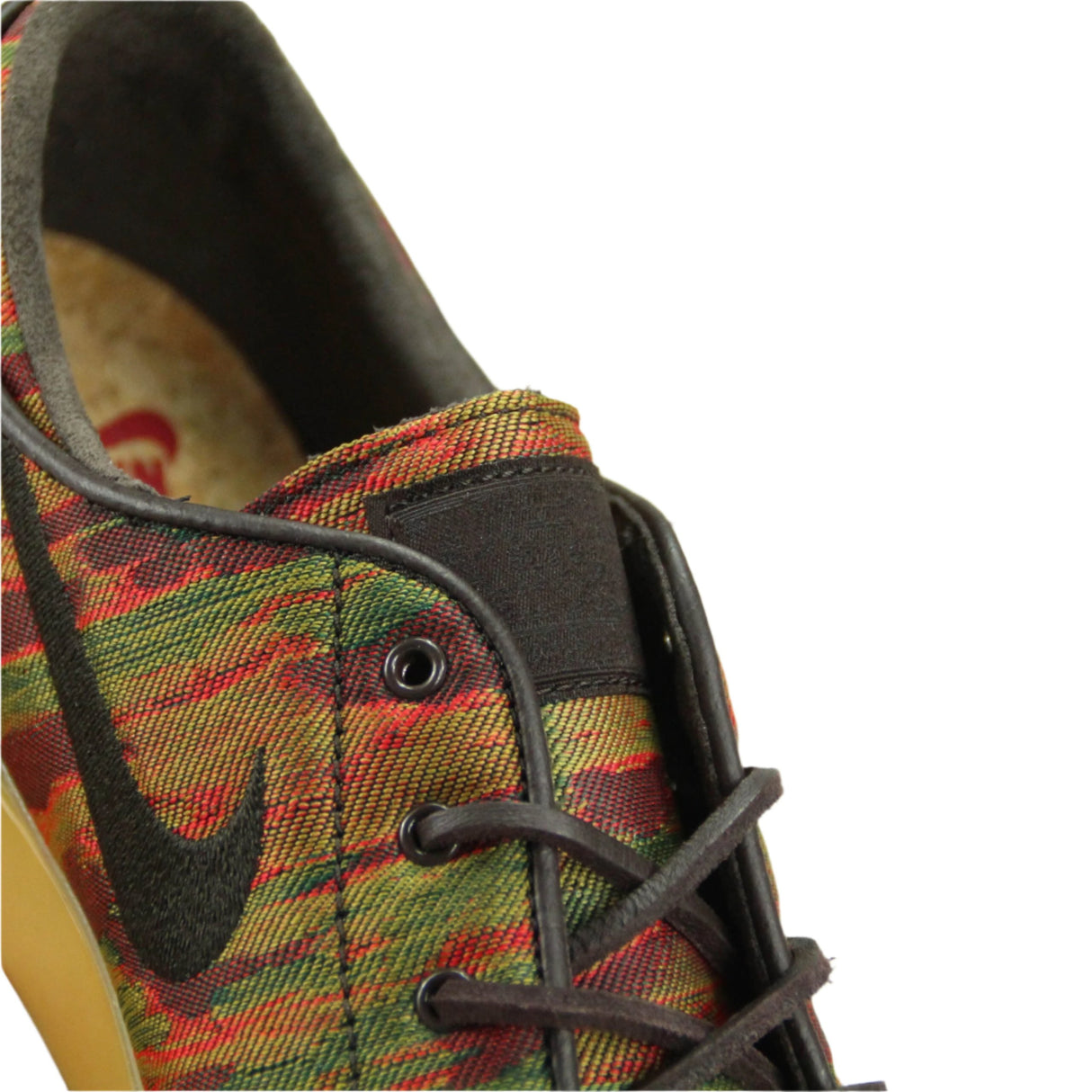 Nike SB Zoom Stefan Janoski Premium Canvas Shoes - Multi Colour / Velvet Brown / Gum Yellow (900) - UK 4