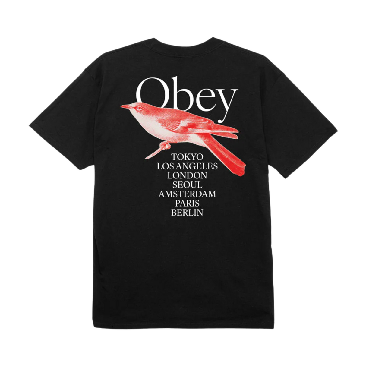 OBEY Bird (City) T-Shirt - Black