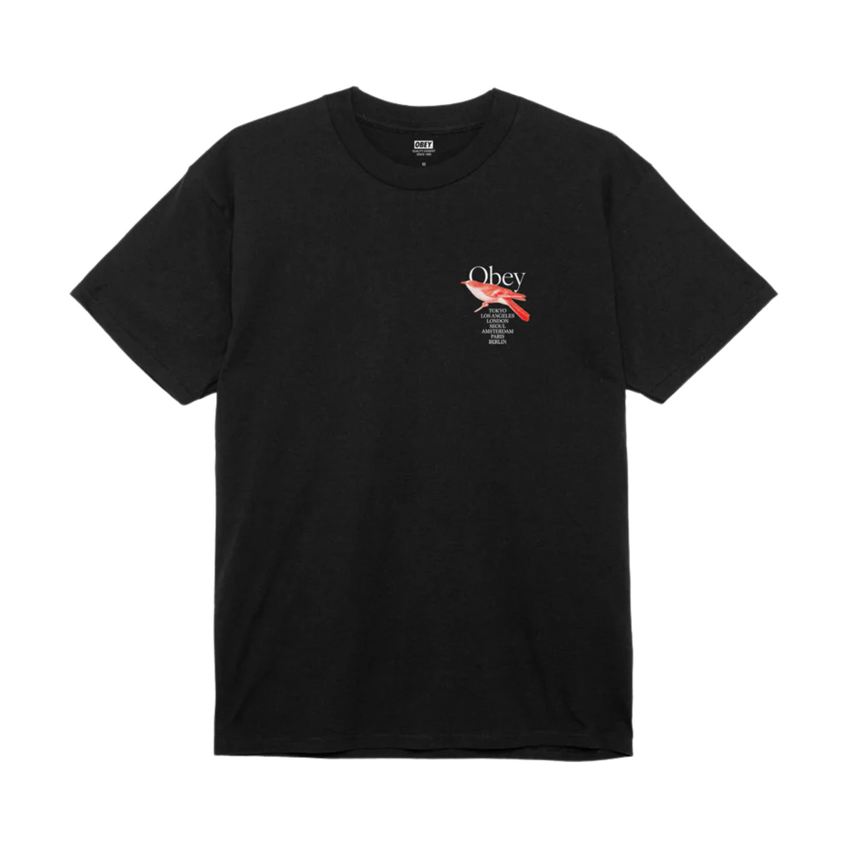 OBEY Bird (City) T-Shirt - Black
