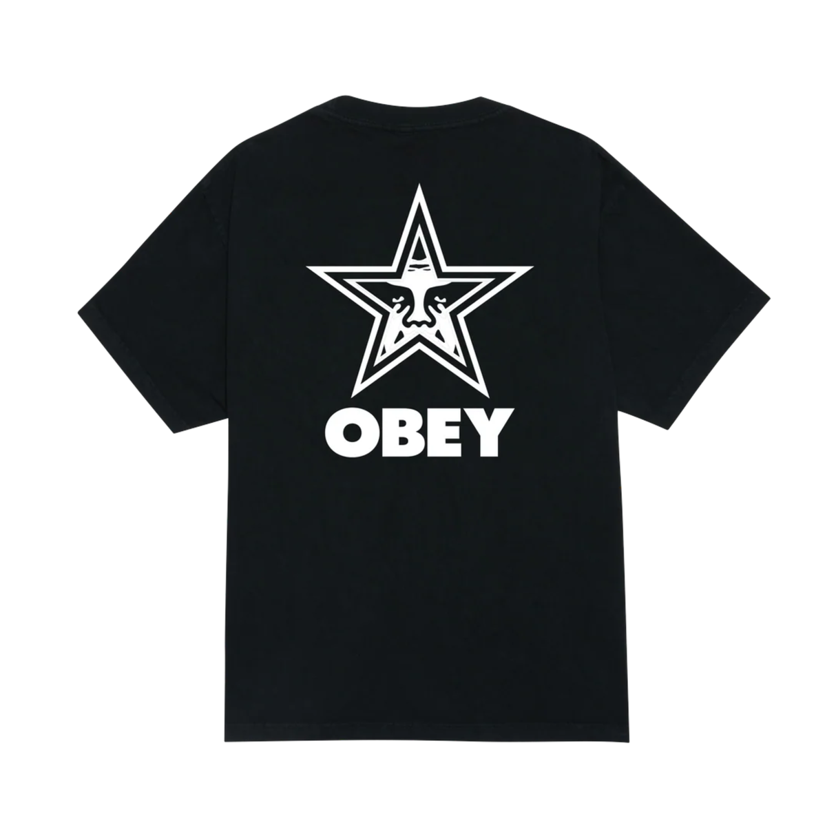 OBEY Bold Star T-Shirt - Pigment True Vintage Black
