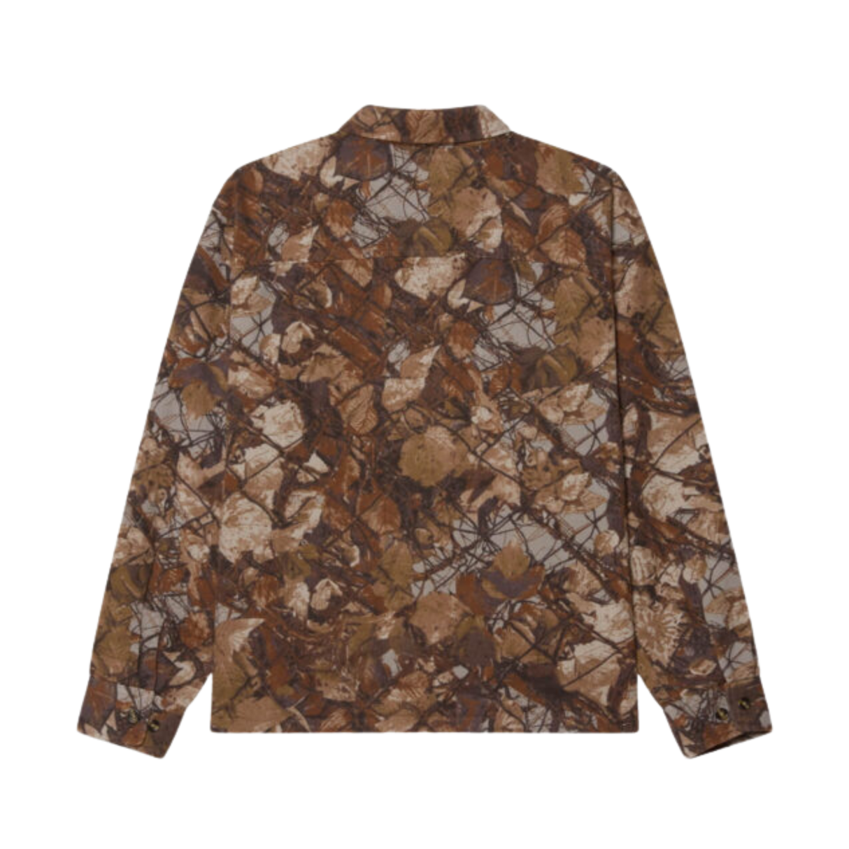 OBEY Fence Camo Woven Shirt - Fence Camo, Brown