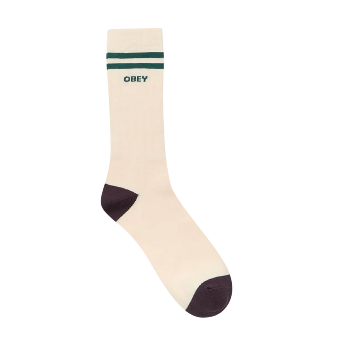 OBEY Soccer Socks - Unbleached / Green