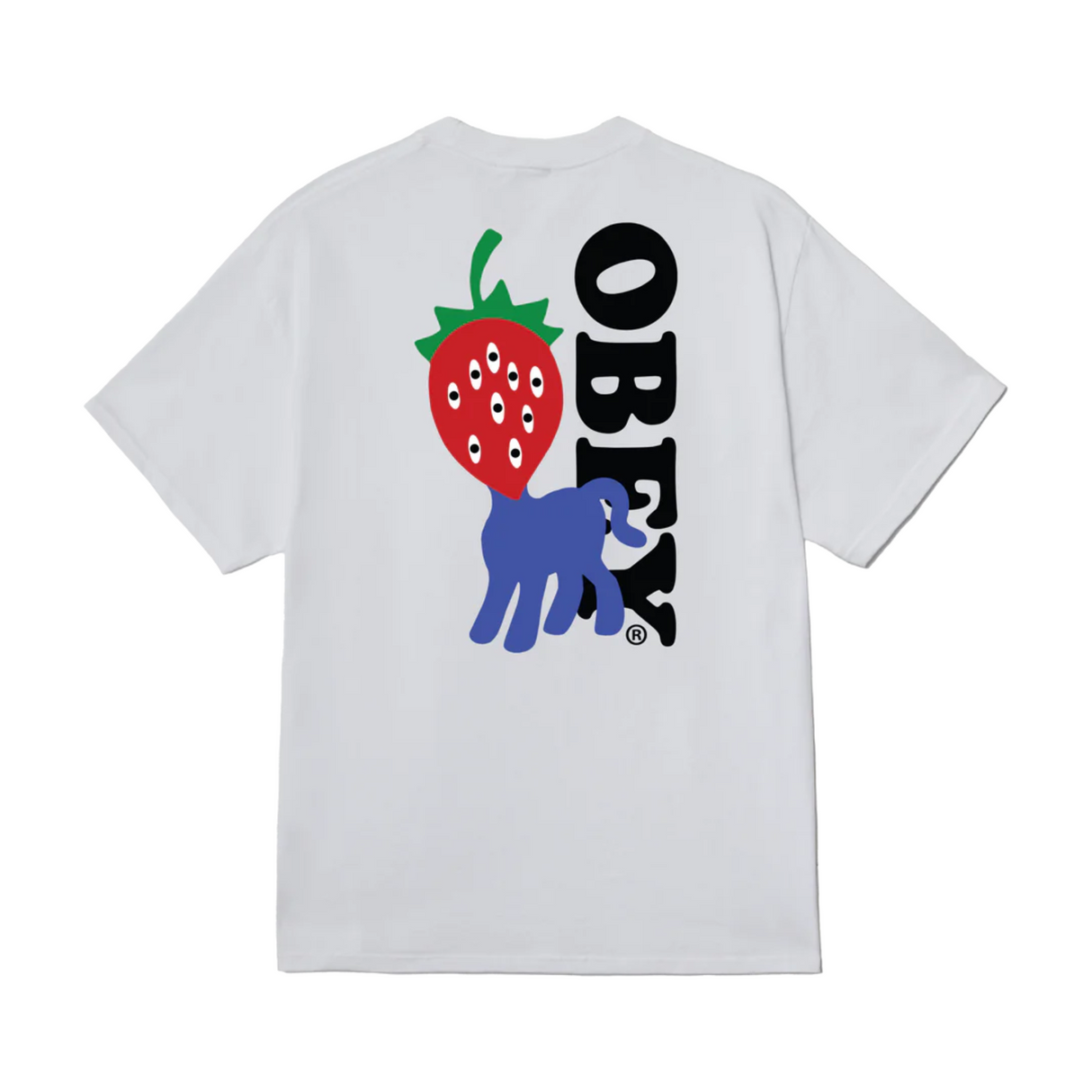 OBEY Strawberry T-Shirt - White