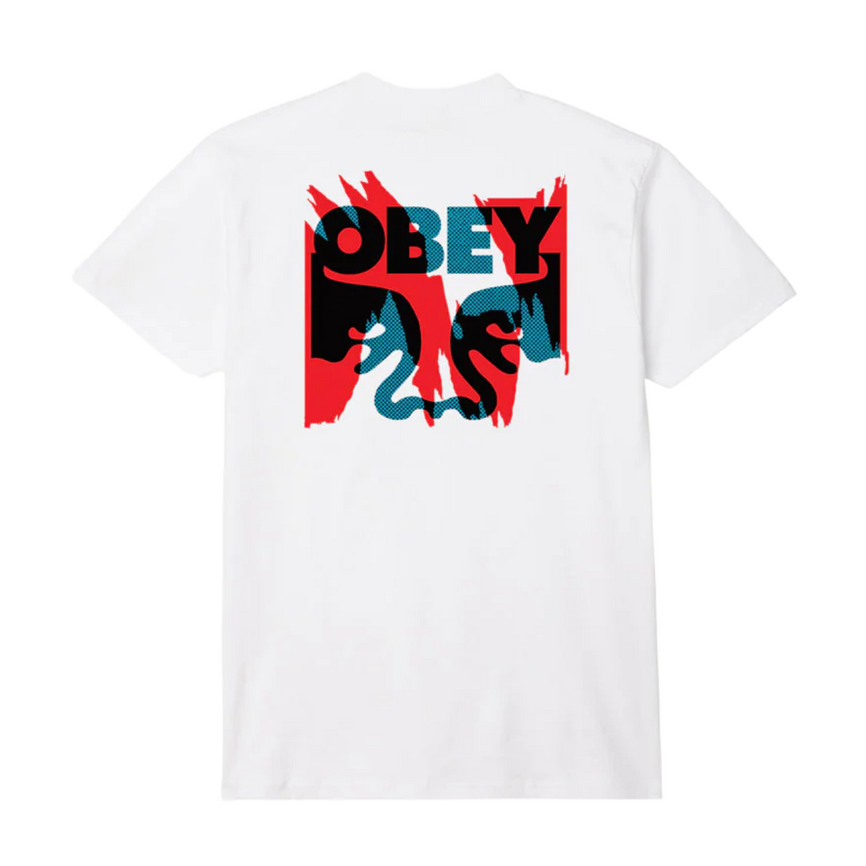 OBEY Torn Posters Icon T-Shirt - White