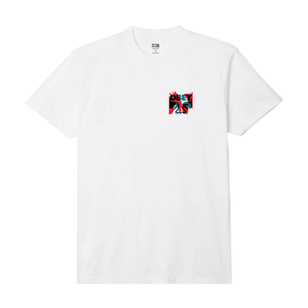 OBEY Torn Posters Icon T-Shirt - White