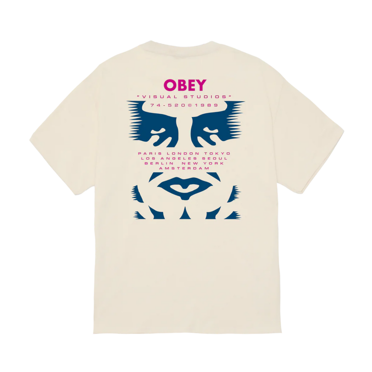 OBEY Visual Studies T-Shirt - Cream