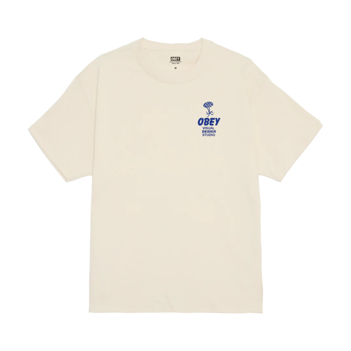 Obey Building Strong Minds T-Shirt - Cream