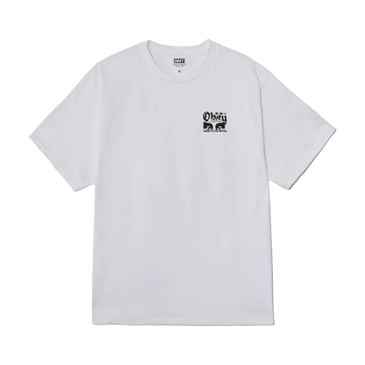 Obey Submit to The Rhythm T-Shirt - White