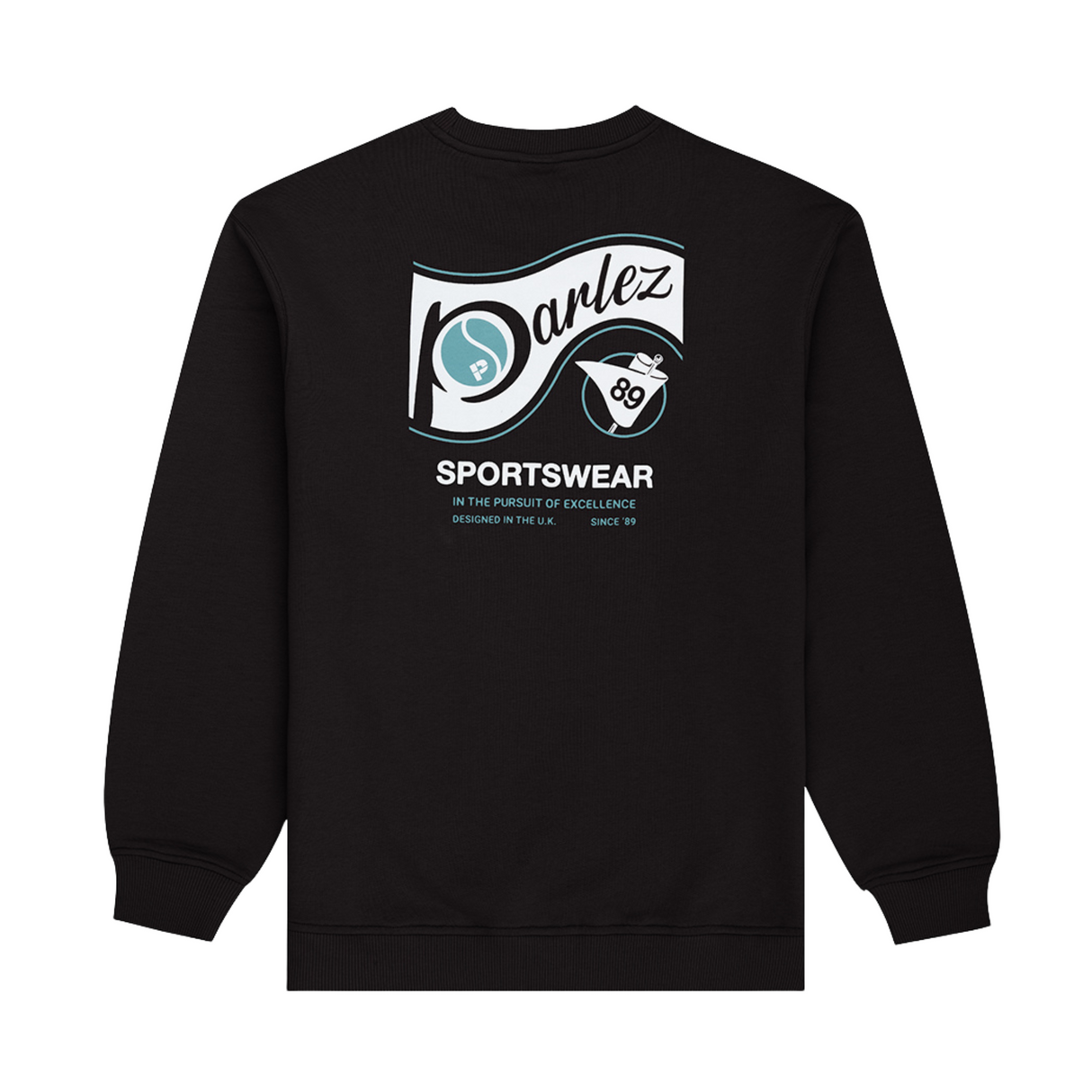 Parlez Iocus Crewneck Sweatshirt - Black / Petrol