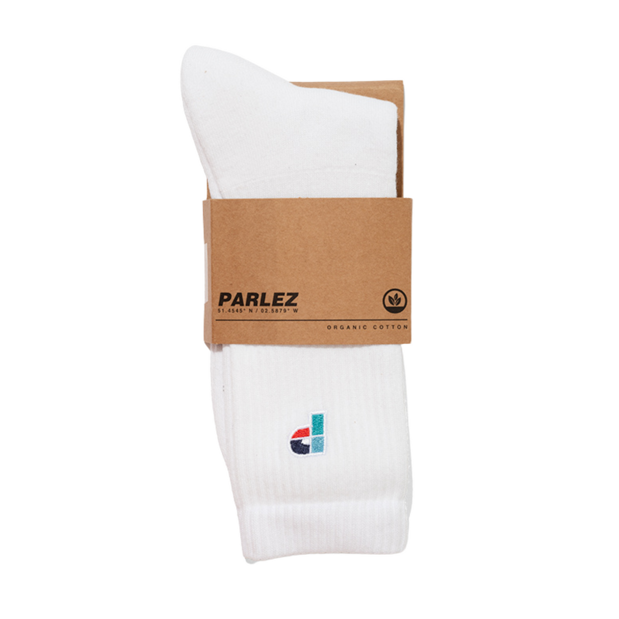 Parlez Lewis Socks - White