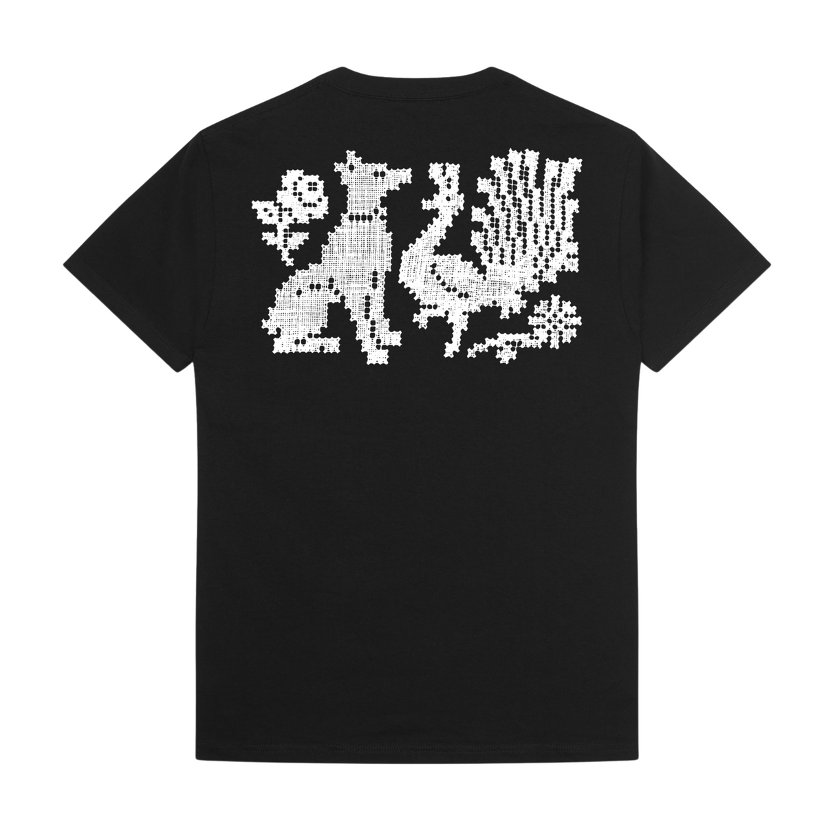 Pass Port Needlework T-Shirt - Black