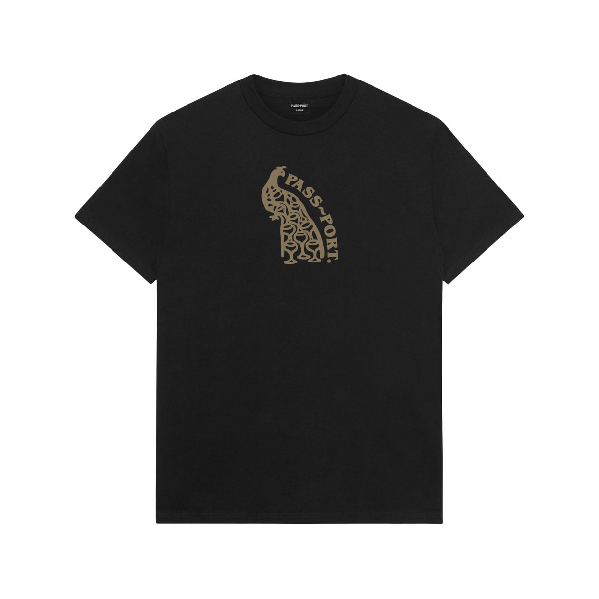 Pass Port Peacock T-Shirt - Black