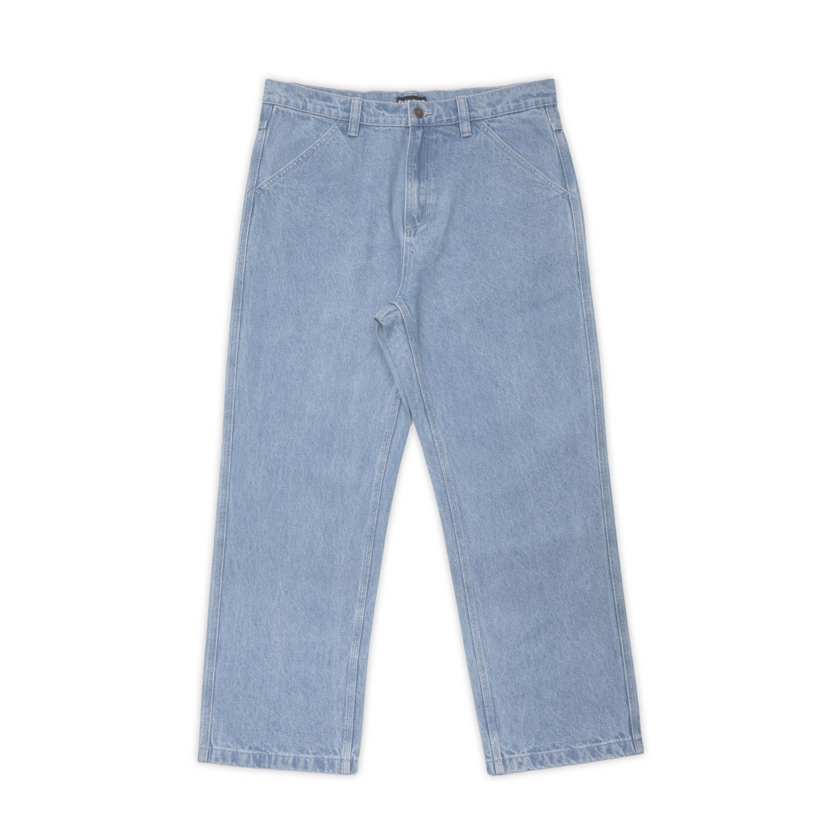 Pass Port Workers Club Denim Jeans - Washed Light Indigo