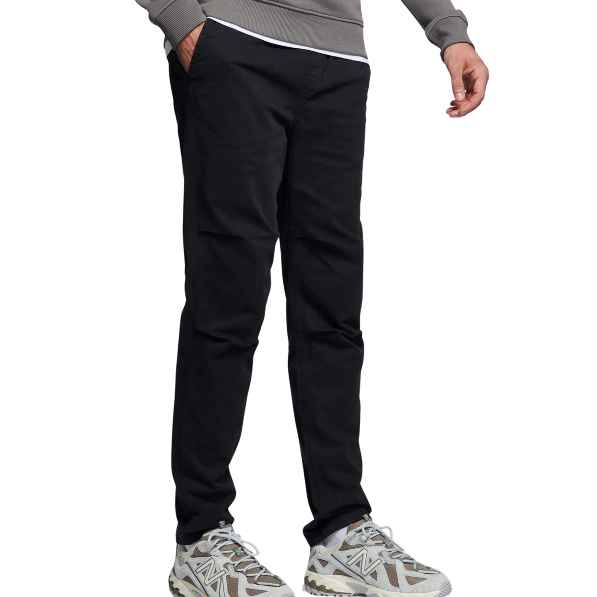 Penfield Hudson Script Elasticated Waist Pant - Black