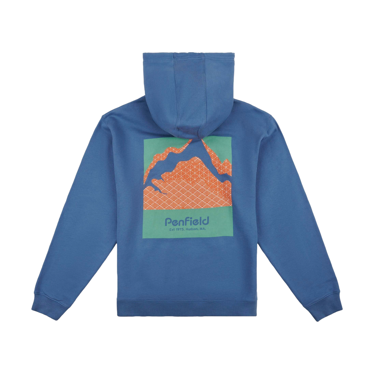Penfield Mountain Back Graphic Hoodie - Blue Horizon