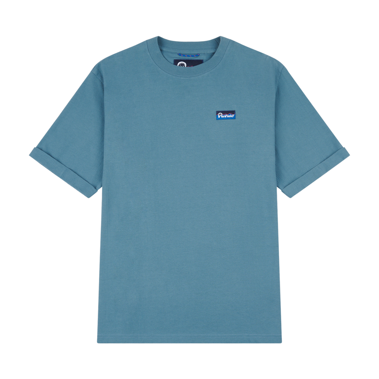 Penfield Ripple Textured T-Shirt - Blue Fusion