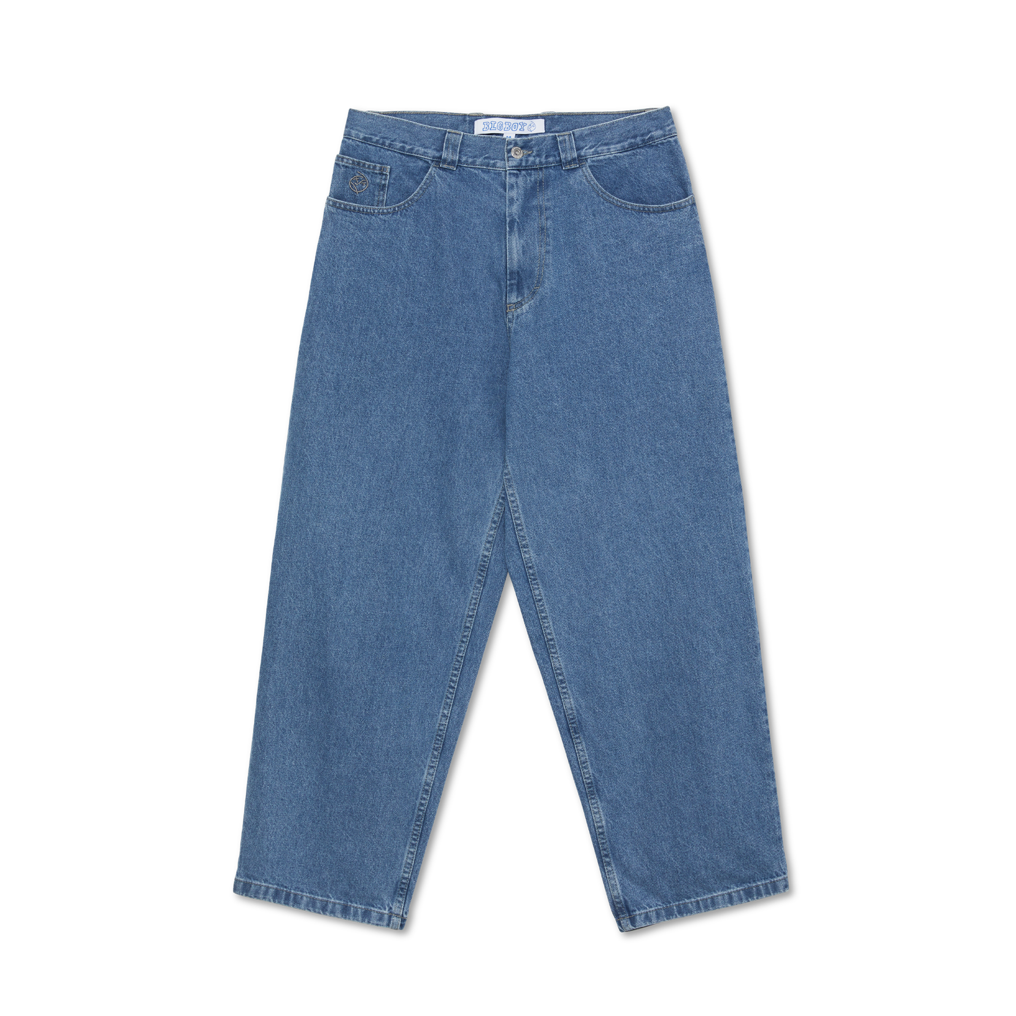 Blue store jeans pants