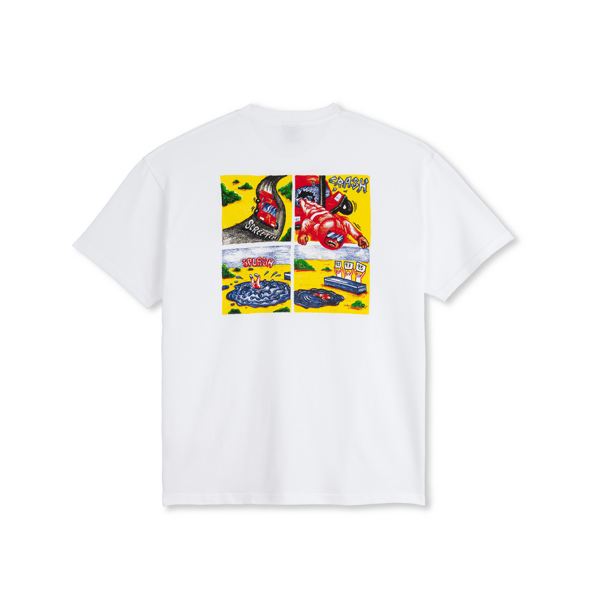 Polar Skate Co. Crash T-Shirt – White