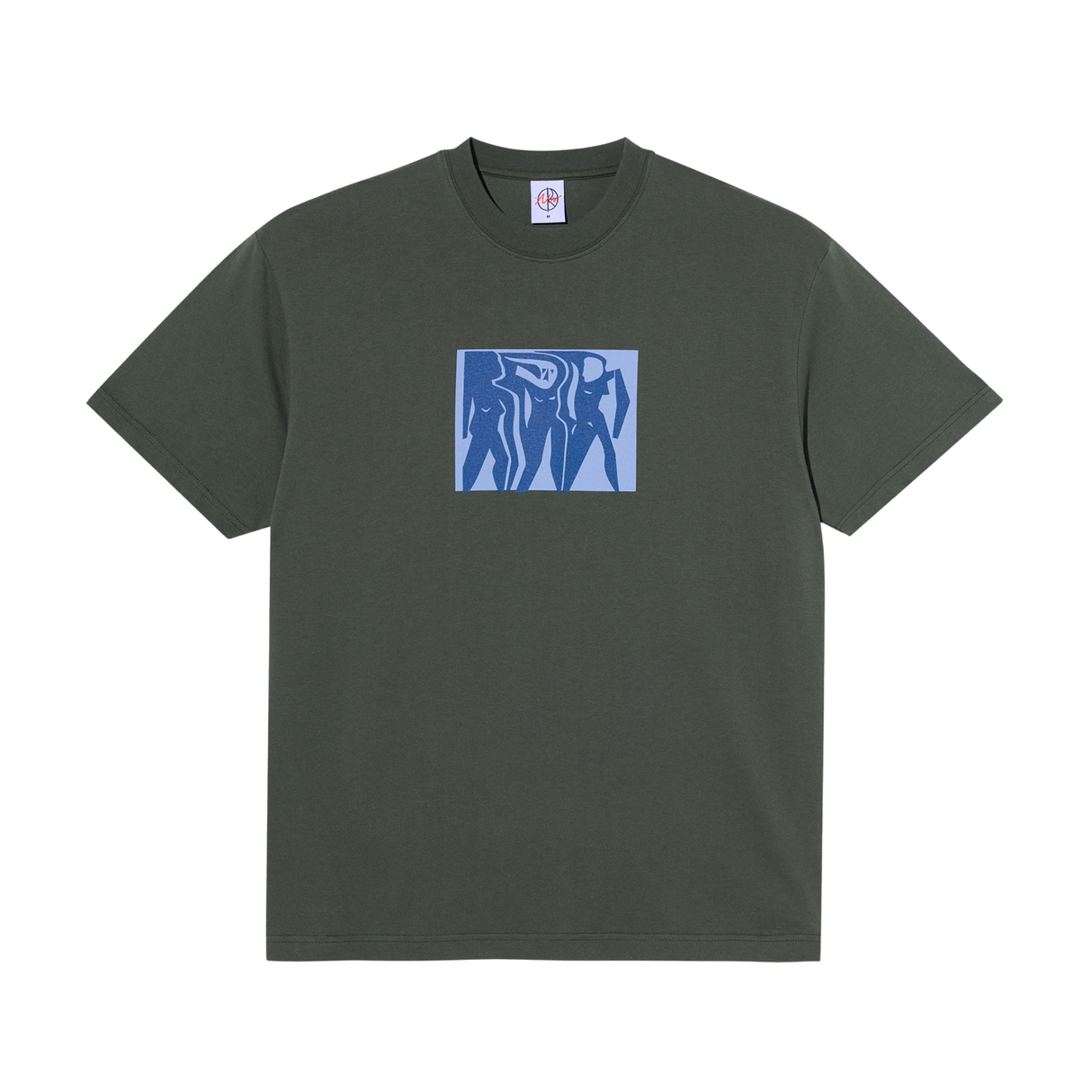 Polar Skate Co. Cut Outs T-Shirt – Dark Olive
