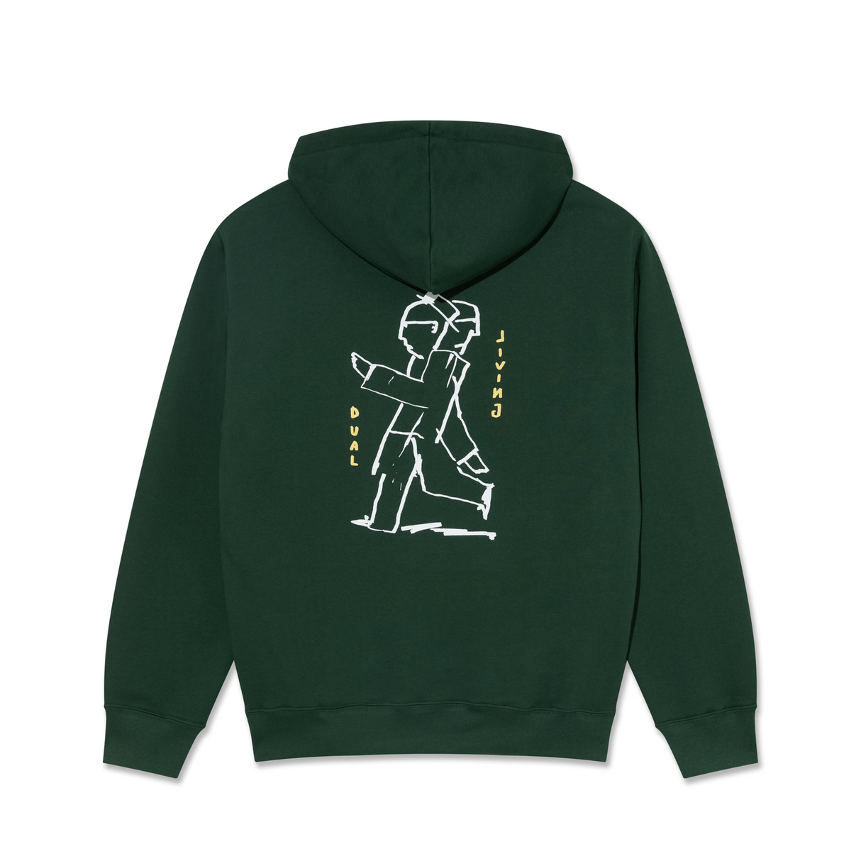 Polar Skate Co. Dave Dual Living Hoodie - Dark Green
