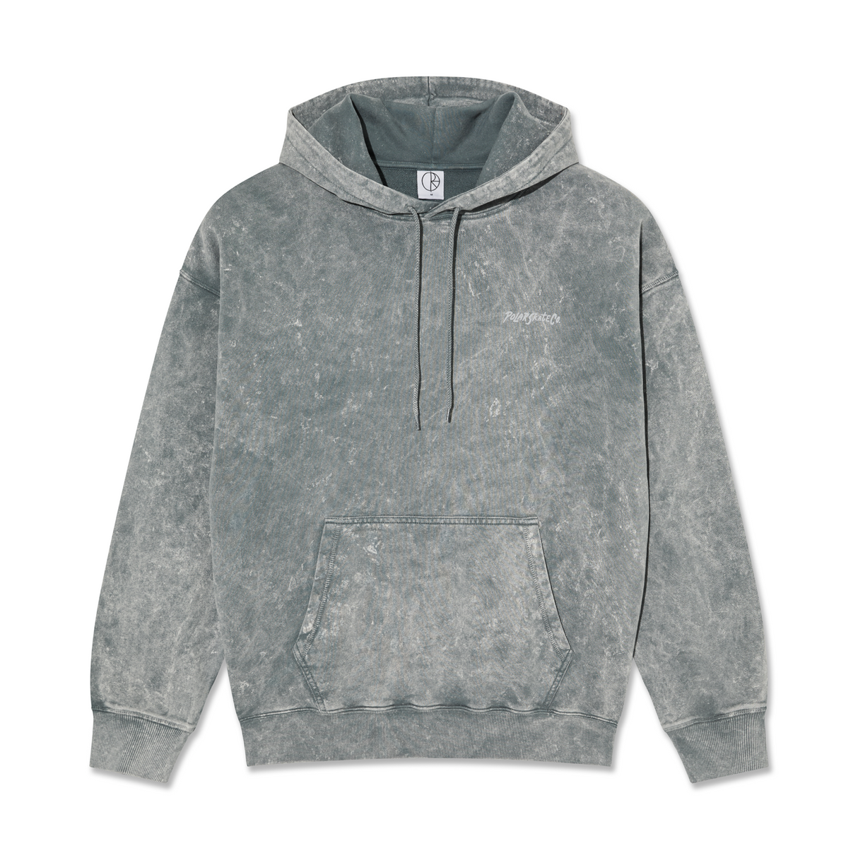Polar Skate Co. Frank Surf Logo Hoodie - Acid Grey