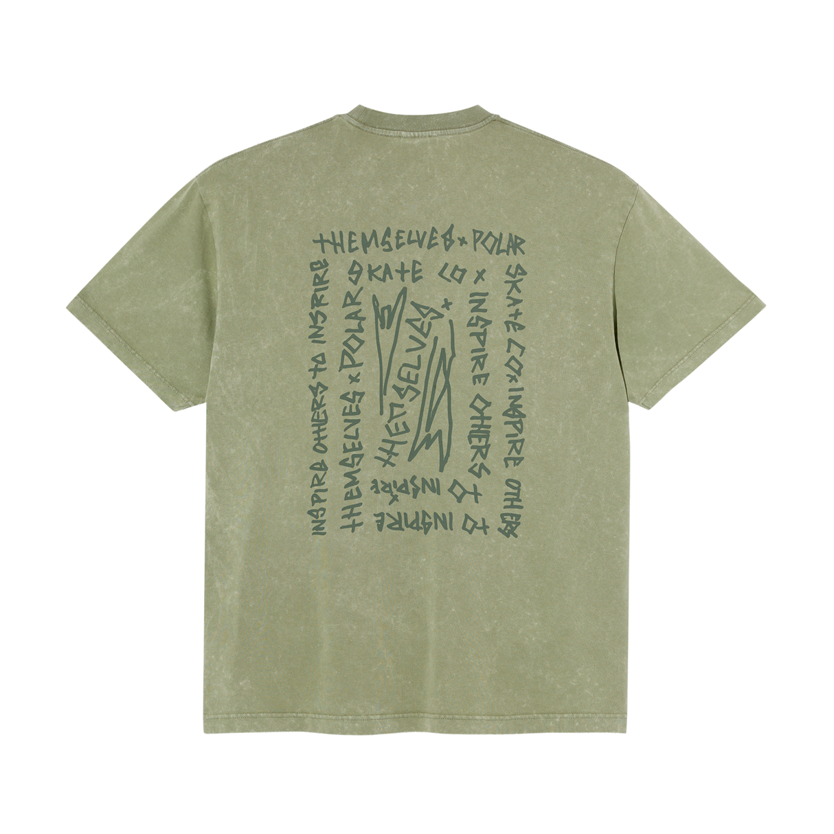 Polar Skate Co. IOTIT T-Shirt – Acid Army Green