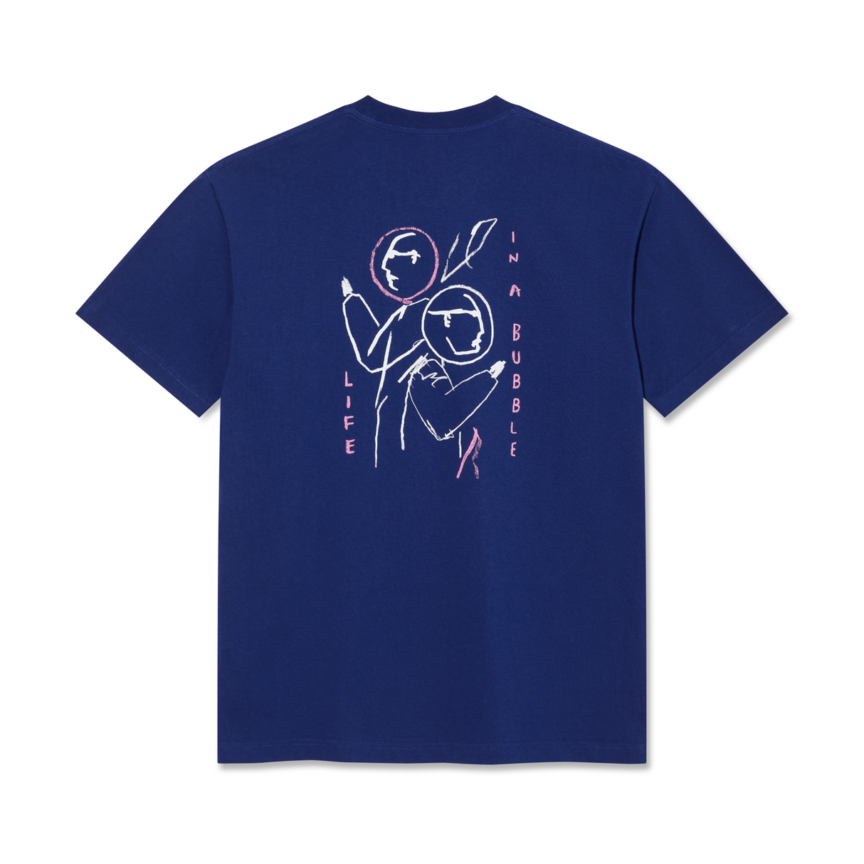 Polar Skate Co. Life In A Bubble T-Shirt – Deep Royal Blue