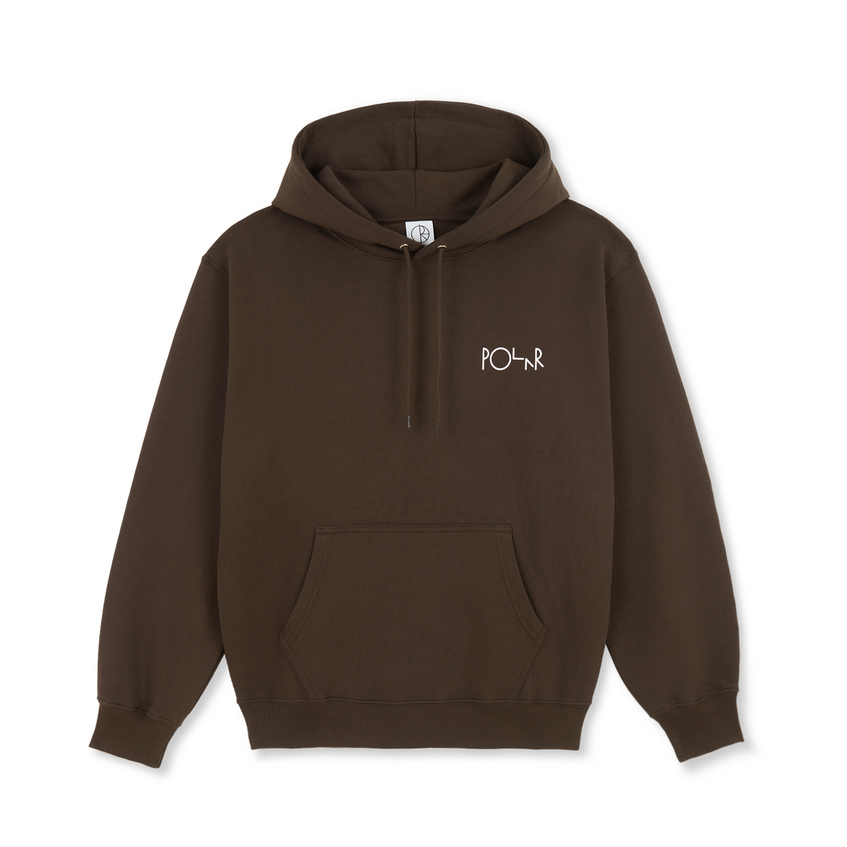 Polar Skate Co. Stroke Logo Dave Hoodie – Brown