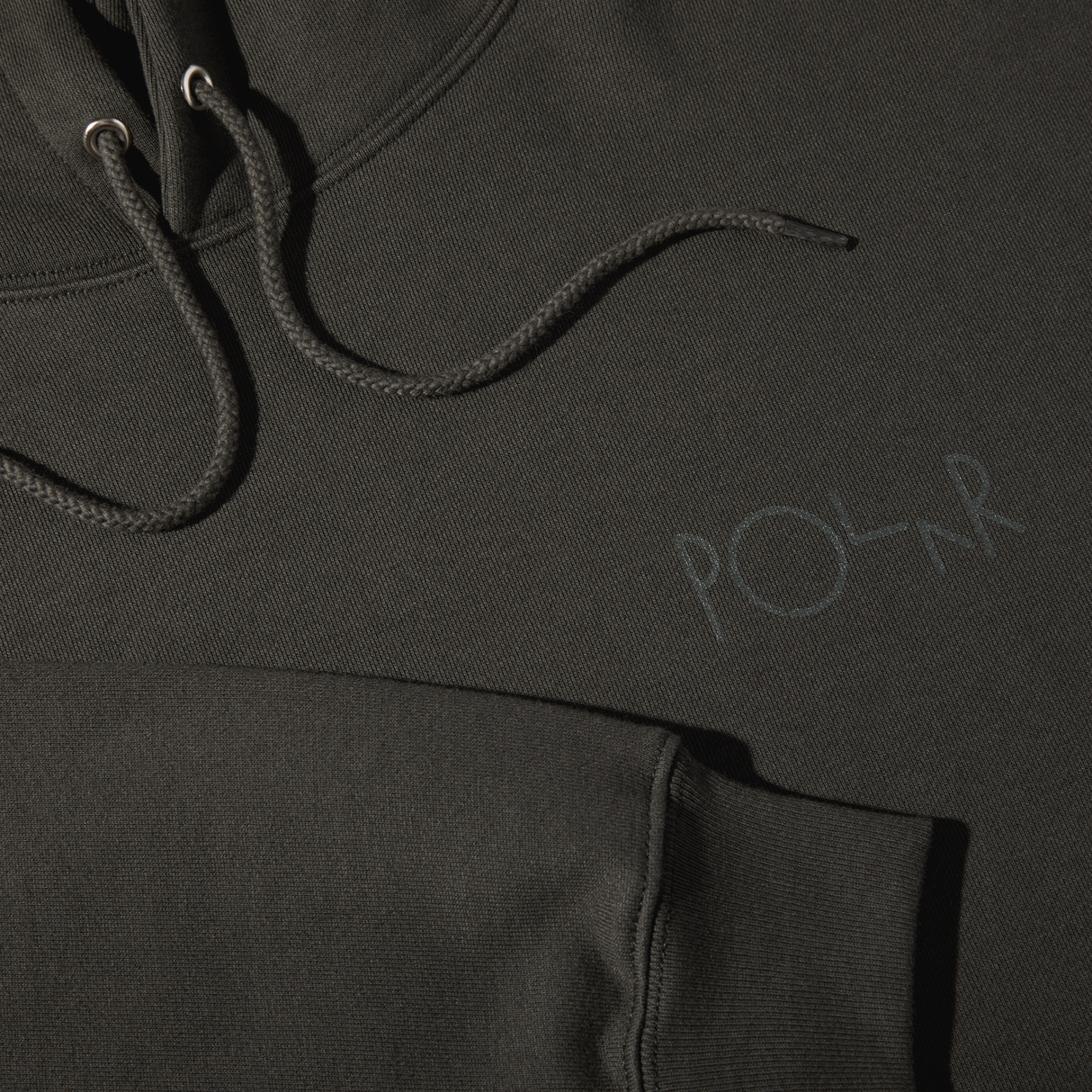 Polar Skate Co. Stroke Logo Dave Hoodie – Dirty Black