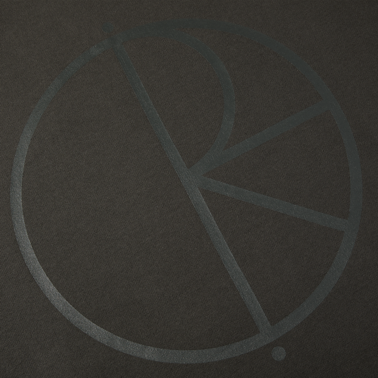 Polar Skate Co. Stroke Logo Dave Hoodie – Dirty Black